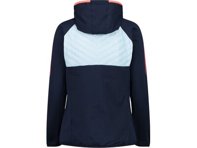 CMP Damen Kapuzensweat WOMAN JACKET FIX HOOD HYBRID Blau