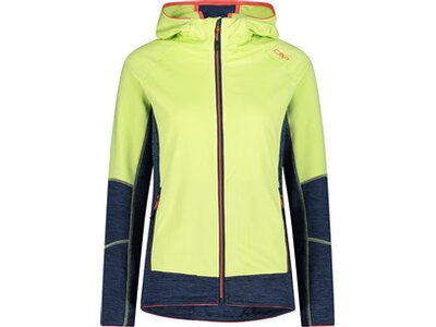 CMP Damen Kapuzensweat WOMAN JACKET FIX HOOD Blau