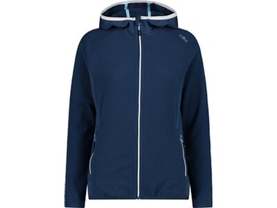 CMP Damen Kapuzensweat WOMAN JACKET FIX HOOD Blau