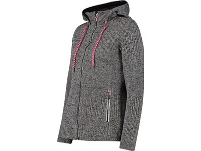 CMP Damen Kapuzensweat WOMAN JACKET FIX HOOD Weiß