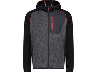 CMP Herren Kapuzensweat MAN JACKET FIX HOOD Grau