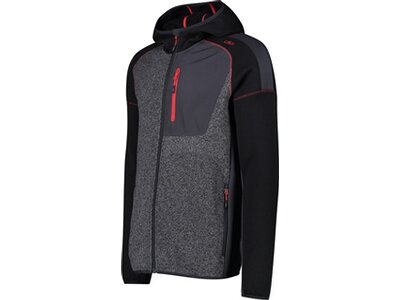 CMP Herren Kapuzensweat MAN JACKET FIX HOOD Grau