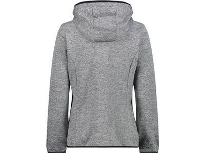 CMP Damen Kapuzensweat WOMAN HYBRID JACKET FIX HOOD Silber