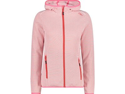 CMP Damen Kapuzensweat WOMAN JACKET FIX HOOD Rot