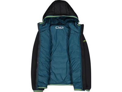 CMP Kinder Jacke KID JACKET FIX HOOD Grau