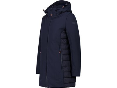 CMP Damen Jacke WOMAN PARKA ZIP HOOD Blau