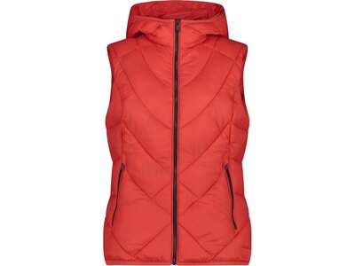 CMP Damen Weste WOMAN VEST FIX HOOD Rot
