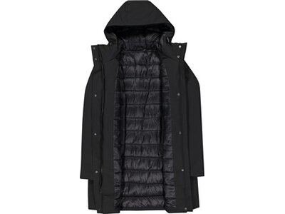 CMP Damen Jacke WOMAN PARKA FIX HOOD Schwarz