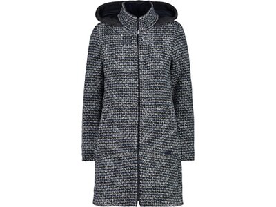 CMP Damen Kapuzensweat WOMAN COAT FIX HOOD Blau