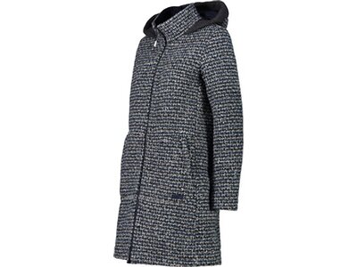 CMP Damen Kapuzensweat WOMAN COAT FIX HOOD Blau