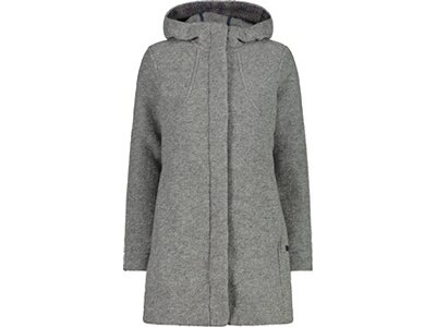 CMP Damen Kapuzensweat WOMAN COAT FIX HOOD Grau