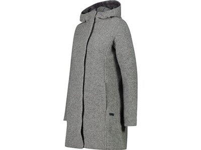 CMP Damen Kapuzensweat WOMAN COAT FIX HOOD Grau
