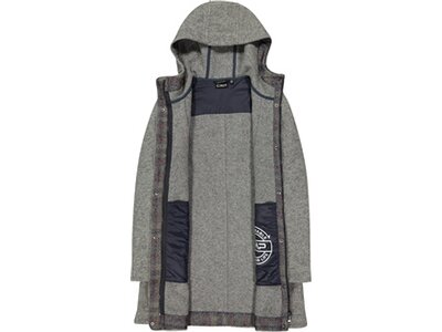 CMP Damen Kapuzensweat WOMAN COAT FIX HOOD Grau