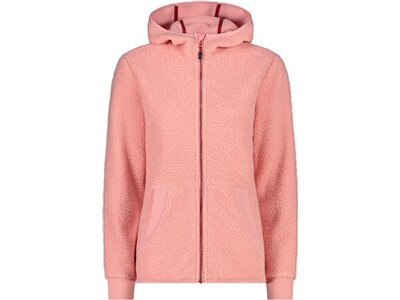 CMP Damen Kapuzensweat WOMAN JACKET FIX HOOD Pink