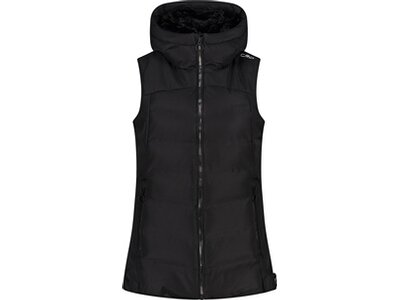 CMP Damen Weste WOMAN VEST FIX HOOD Schwarz