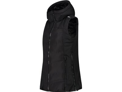 CMP Damen Weste WOMAN VEST FIX HOOD Schwarz