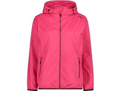 CMP Damen Regenjacke WOMAN JACKET RAIN FIX HOOD Pink