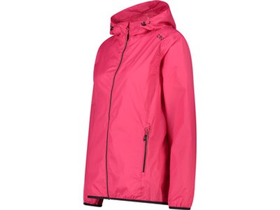 CMP Damen Regenjacke WOMAN JACKET RAIN FIX HOOD Pink