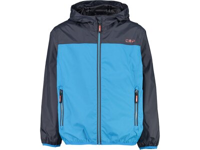 CMP Kinder Regenjacke KID JACKET RAIN FIX HOOD Blau
