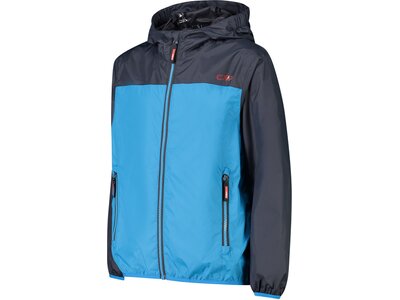 CMP Kinder Regenjacke KID JACKET RAIN FIX HOOD Blau