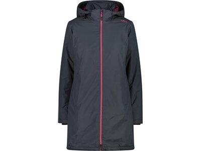 CMP Damen Jacke WOMAN COAT ZIP HOOD Grau