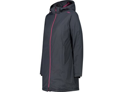 CMP Damen Jacke WOMAN COAT ZIP HOOD Grau