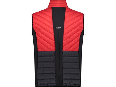 CMP Herren Weste MAN VEST HYBRID Rot