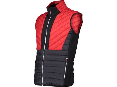 CMP Herren Weste MAN VEST HYBRID Rot