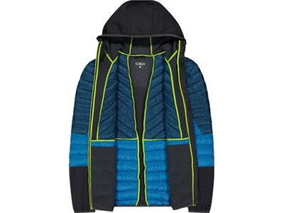 CMP Herren Jacke MAN HYBRID JACKET FIX HOOD Blau