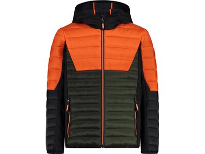 CMP Kinder Jacke KID HYBRID JACKET FIX HOOD Orange
