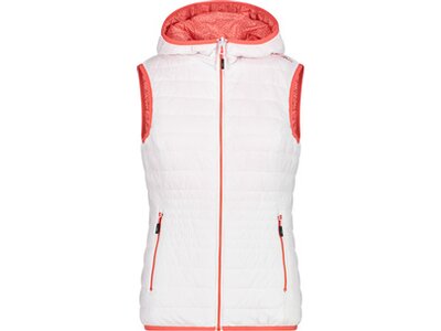 CMP Damen Weste WOMAN REVERSE VEST FIX HOOD Weiß