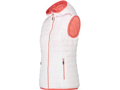 CMP Damen Weste WOMAN REVERSE VEST FIX HOOD Weiß