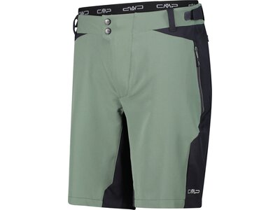 CMP Herren Tight MAN FREE BIKE BERMUDA WITH INNER MESH UNDERWEAR Grün