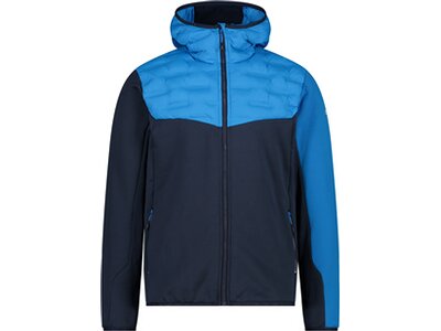 CMP Herren Kapuzensweat MAN HYBRID JACKET FIX HOOD Blau