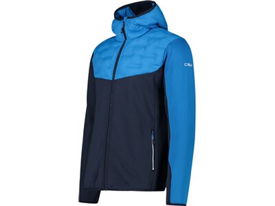 CMP Herren Kapuzensweat MAN HYBRID JACKET FIX HOOD Blau