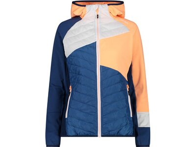 CMP Damen Kapuzensweat WOMAN JACKET FIX HOOD HYBRID Blau