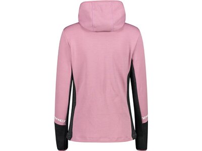 CMP Damen Kapuzensweat WOMAN JACKET FIX HOOD Pink