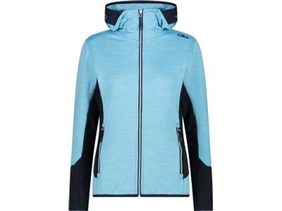 CMP Damen Kapuzensweat WOMAN JACKET FIX HOOD Blau