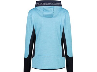 CMP Damen Kapuzensweat WOMAN JACKET FIX HOOD Blau