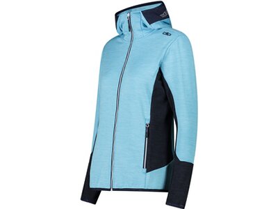 CMP Damen Kapuzensweat WOMAN JACKET FIX HOOD Blau