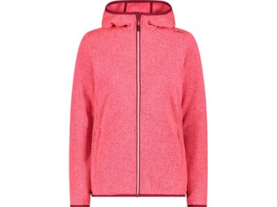 CMP Damen Kapuzensweat WOMAN JACKET FIX HOOD Pink