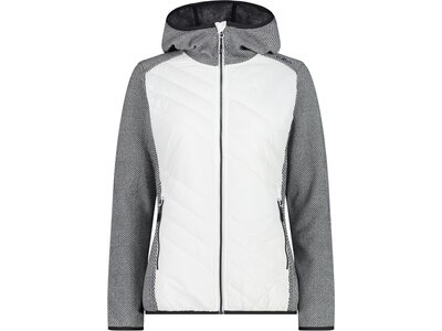 CMP Damen Kapuzensweat WOMAN JACKET HYBRID FIX HOOD Grau