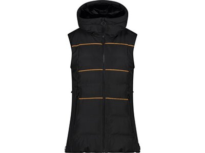 CMP Damen Weste WOMAN VEST FIX HOOD Schwarz