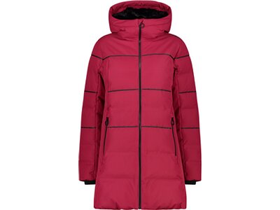 CMP Damen Jacke WOMAN PARKA FIX HOOD Rot