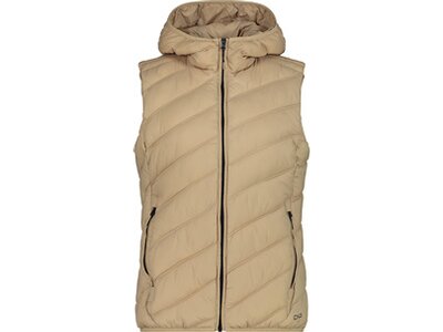 CMP Damen Weste WOMAN VEST FIX HOOD Braun