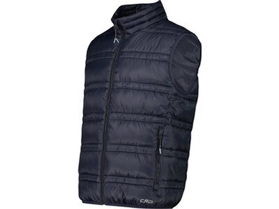 CMP Herren Weste MAN VEST SNAPS HOOD Blau