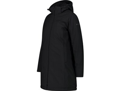 CMP Damen Jacke WOMAN COAT ZIP HOOD Schwarz