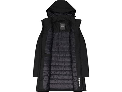 CMP Damen Jacke WOMAN COAT ZIP HOOD Schwarz