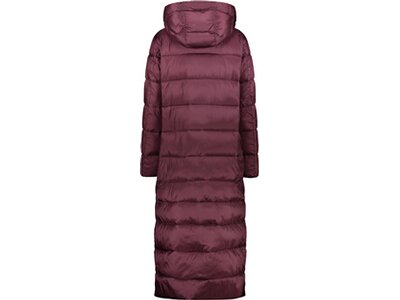 CMP Damen Jacke WOMAN LONG COAT FIX HOOD Pink