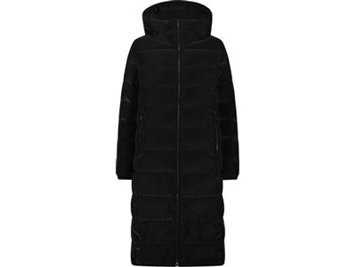 CMP Damen Jacke WOMAN LONG COAT FIX HOOD Schwarz